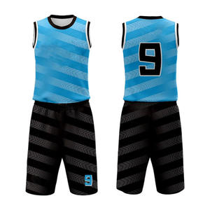 2022ที่กำหนดเองทำเสื้อบาสเกตบอลและกางเกงขาสั้นการออกแบบใหม่ชุดกีฬาที่มีชื่อทีมและจำนวนราคาขายส่งเครื่องแบบ - Product Image 4