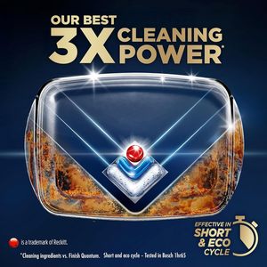 Tablettes lave-vaisselle Finish, Ultimate Plus Infinity Shine, 146 tablettes (73 x 2 paquets), parfum frais, efficace contre la graisse - Product Image 5