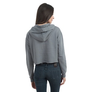 Top corto ligero de gran tamaño para mujer, sudaderas con capucha, ropa informal de primera calidad, Top corto para mujer, sudaderas con capucha a la venta - Product Image 6