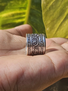 Anillo de banda de plata de diseñador Floral, anillo hermoso de Plata de Ley 925, anillo llamativo, regalo para mujer, precio directo de fábrica - Product Image 6
