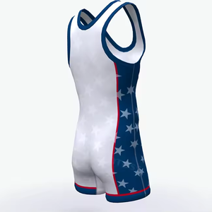 Facile à laver Durable Stuff Hommes Wrestling Singlet Respirant Confortable Anti Rides Casual Wear Wrestling Singlet Avec Nouveau Design - Product Image 2