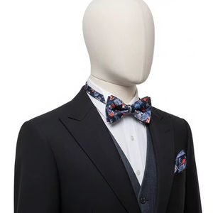 Noeuds papillon et cravates en polyester imprimé, tissu de qualité supérieure, design durable, accessoires de tenue formelle, accessoires de fête de mariage, colliers - Product Image 4