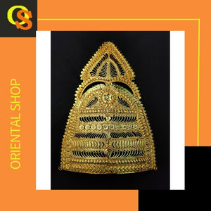 มงกุฎประดับด้วยโลหะแท้22KT ทำจากโลหะทองคำดีไซน์ทันสมัยมงกุฎทองคำสไตล์หรูหรา - Product Image 2