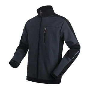 Chaqueta de invierno Softshell para hombre al por mayor personalizada Material cálido cortavientos impermeable lluvia para deportes al aire libre correr - Product Image 2