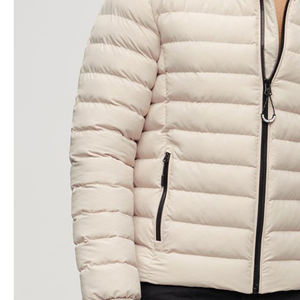 Chaqueta de plumón brillante para hombre, chaqueta acolchada personalizada con burbujas gruesas y cálidas, chaqueta acolchada térmica con capucha - Product Image 6