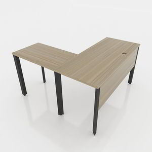 Patas de Escritorio Ejecutivo Industrial 1400x600mm, Estructura Triangular de Acero, Fácil Montaje, Uso en Edificios de Oficinas - Product Image 3