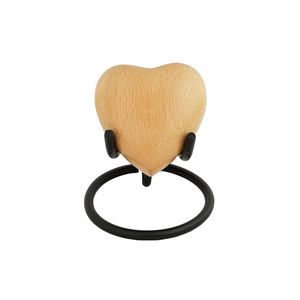 Urna de Madera en Forma de Corazón Hecha a Mano con Madera de Palisandro para Cenizas de Mascotas, Urna de Cremación Personalizada para Decoración del Hogar - Product Image 5