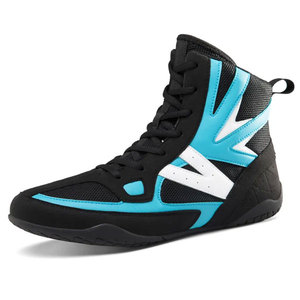 2025 zapatos profesionales de boxeo para hombres, zapatos de levantamiento de pesas, entrenamiento de apoyo cómodo para la lucha, para verano e invierno - Product Image 3