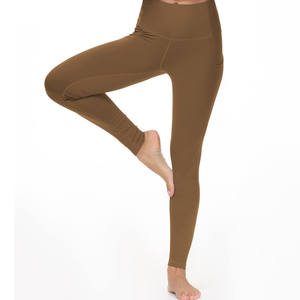 Mallas de Yoga sin costuras de cintura alta para mujer, mallas deportivas para gimnasio y uso informal, ropa deportiva con tela elástica - Product Image 2