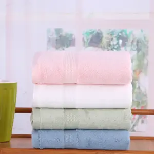 Diamond Bamboo Fiber Cotton Towel Thickened Soft And Comfortable Customizable Logo Bamboo Cotton Towel