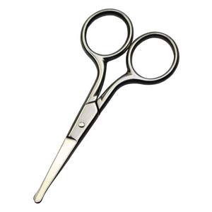 Tijeras profesionales de manicura de acero inoxidable, instrumento de belleza de punta recta para uñas, vello Facial, oreja, nariz, recorte de cejas - Product Image 1