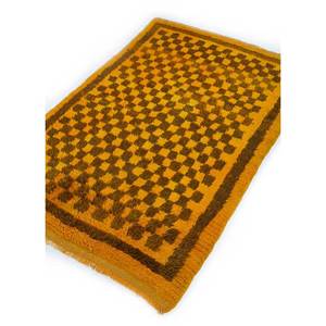 Alfombras de Lana Anudadas a Mano Zuri, Rojo Naranja, Patrón Geométrico Abstracto, Estilo Boho Clásico para el Hogar, Alfombra Rectangular Grande para Pasillo o Sala -Pae-310 - Product Image 2