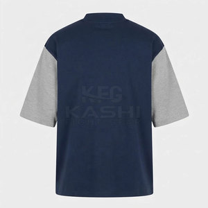 Camiseta Básica Casual para Hombre, 100% Algodón, Hombros Caídos, Talla Grande, Transpirable, de Secado Rápido, para Uso Diario, Viajes y Ropa de Verano - Product Image 2