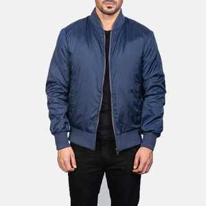 Nouveau blouson aviateur en cuir gaufré pour hommes avec col montant style hiver vestes amovibles à motif de lettres pour hommes - Product Image 1