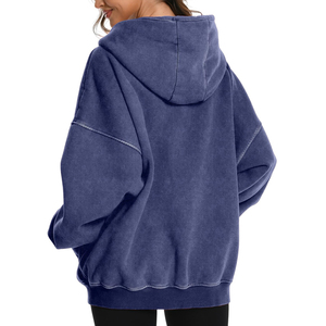Sudadera con Capucha Extra Grande y Moderna para Mujer, Nueva Moda 2026, Sudadera con Capucha y Cremallera de Manga Larga para Mujer - Product Image 2