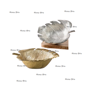 Bol décoratif en aluminium de qualité supérieure, design unique, couleur argent, bol à fruits secs pour fournisseur en gros - Product Image 4