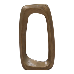 Sculpture en métal aluminium au design tendance, œuvre d'art artisanale, finition argentée de qualité supérieure pour les intérieurs élégants, utilisations en voyage - Product Image 3