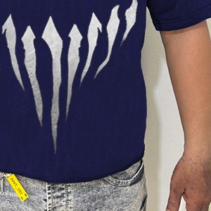 Camiseta OEM para Hombre, Cuello Redondo, 180-300, 100% Algodón, Peso Pesado, Talla Grande, Impresión Digital Regular, Estilo Hip Hop, Ecológica, Tallas 200 - Product Image 5