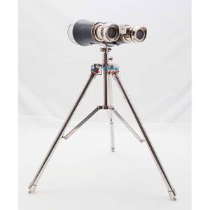 Binocular de latón con Base de madera Binocular marino Senderismo Camping Regalo de Navidad Telescopio Binocular - Product Image 3