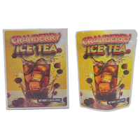 Nouvelles pochettes refermables holographiques exotiques découpées à la forme, anti-odeur, en Mylar, avec fenêtre, recyclables, 3,5g, 7g, 28g