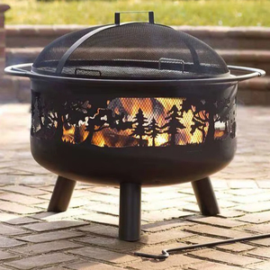 Handmade <b>Iron</b> Outdoor <b>Fire</b> <b>Pits</b> | Garden & Patio <b>Fire</b> <b>Pit</b> - Product Image 1
