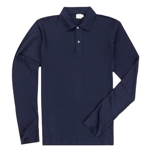 Camisa de Manga Larga Exclusiva para Hombre, Diseño Casual, Logotipo Personalizado, Color Sólido, 100% Algodón Jersey, Antiarrugas, 220g, Servicio OEM - Product Image 2