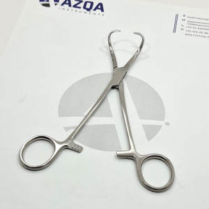 Pince à serviettes Backhaus en acier inoxydable, instrument chirurgical à pointes acérées, réutilisable pour usage médical et chirurgical - Product Image 2