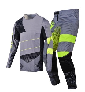 Conjunto de Jersey y Pantalones de Motocross - Ropa Deportiva de Talla Grande, Poliéster de Secado Rápido, Traje de Carreras de Motocross Personalizable - Product Image 5
