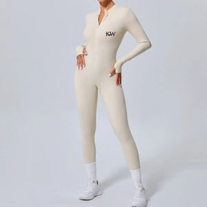 Yoga <b>Jumpsuit</b> Seamless High Waisted Women's Sports Wear Fitness Running Pants Sports Set - Product Image 4