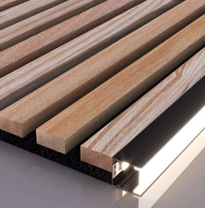 Profilé LED en bois massif (montage encastré) - Product Image 5
