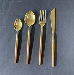 Usine indienne en gros disponible ensemble d'ustensiles de cuisine en bois avec poignée en acier inoxydable de cinq pièces - Product Image 2