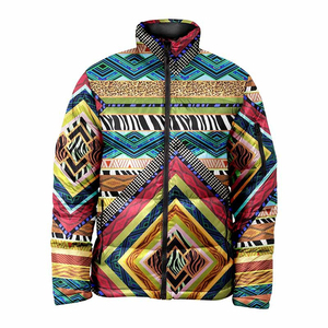 Chaqueta acolchada informal sublimada para hombre, transpirable, con cremallera completa, manga larga, ropa de calle cálida, chaqueta acolchada de invierno para hombre - Product Image 5