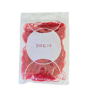 พร็อพิท # ยางรัดผมสีแดง 10 เส้น ทนทานและมีสไตล์ - Product Image 1