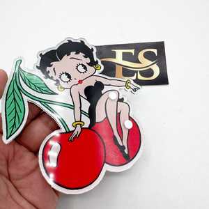EXECTUS Betty Boop - Azulejos Acrílicos para Pestañas con Diseño de Mariposa Cereza, Impresión de Logotipo Personalizado, Herramienta de Belleza, Servicio OEM Disponible, 2 en 1 - Product Image 5