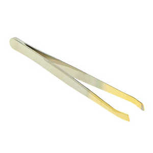 Pince à cils de haute qualité pince à cils en acier inoxydable pince à cils enduite de couleur bleue - Product Image 6