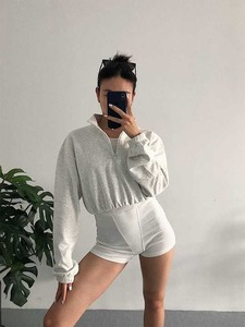 Bordado personalizado Pull Over Womens Hoodies Dress Sudadera para mujer - Product Image 3