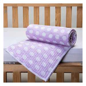 Best Quality Organic Cotton Reversible Quilt <b>Hand</b> Block Shell Printed Soft Handmade for Winter Use for Home or Hotel - Product Image 6