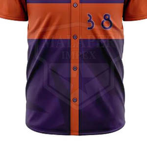 Conjuntos de ropa deportiva de uniforme de béisbol para hombre transpirable de talla grande: tamaños personalizables y de alta calidad - Product Image 5