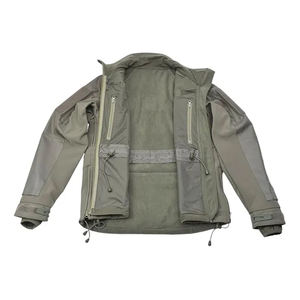 Ropa de exterior para hombre de calidad superior, chaquetas de caza impermeables de carcasa blanda, uniforme táctico con aislamiento transpirable de camuflaje - Product Image 5