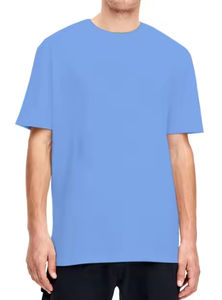 Vente directe d'usine, t-shirt pour homme en coton 100%, anti-froissement, style streetwear - Product Image 6