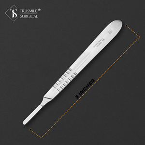 Poignée de scalpel allemande en acier inoxydable de qualité supérieure en gros à usage unique pour les chirurgies de base ou en général. - Product Image 5