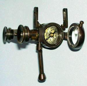 Binoculaires en laiton Antique, style marin, Vintage, 1917 - Product Image 2