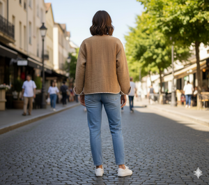 Veste matelassée réversible en velours pour femme avec doublure en coton, écologique et respirante, design automne/hiver - Product Image 2