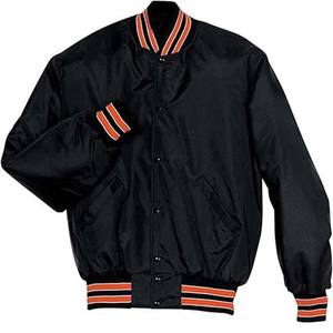 High Street <b>Men's</b> Winter Satin Varsity <b>Jacket</b> for Man Baseball Design New Arrival OEM Service College Baseball <b>Jacket</b> For <b>Men</b> - Product Image 4