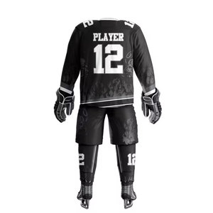 Tenue d'entraînement de hockey sur glace, nouveau style, service OEM, conception personnalisée, uniforme de hockey sur glace pour les meilleures ventes - Product Image 6