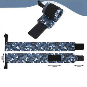 Top Selling Workout Heavy Duty <b>Wrist</b> Wraps Fitness <b>Gym</b> Powerlifting <b>Wrist</b> <b>Support</b> Wraps Made in Pakistan - Product Image 2