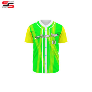 2025 personnalisé imprimé haute qualité vêtements de sport respirant broderie Baseball maillot uniforme Sublimation boutons pour Softball porter - Product Image 3