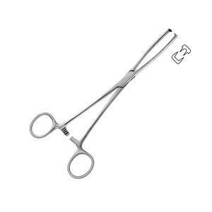 Pinzas de tenáculo uterino Billroth (Pratt) de alta calidad, 4x4 dientes, tamaño de la mandíbula, 21mm, instrumentos quirúrgicos, 27 Cm/10 3/4" - Product Image 4