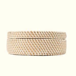 Boîte à bijoux en rotin, boîte de rangement artisanale, écologique, naturelle, décoration intérieure et extérieure, vente en gros du Vietnam - Product Image 3