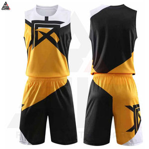Uniforme de basket-ball de haute qualité, uniforme de basket-ball sans manches confortable, ensembles d'uniformes de basket-ball au meilleur design, services OEM d'uniformes de basket-ball - Product Image 3